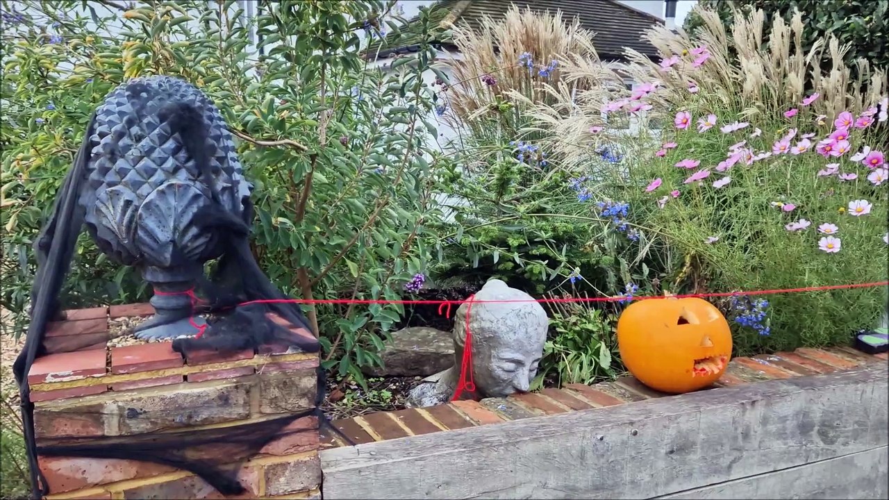 Halloween display in Worthing video Dailymotion