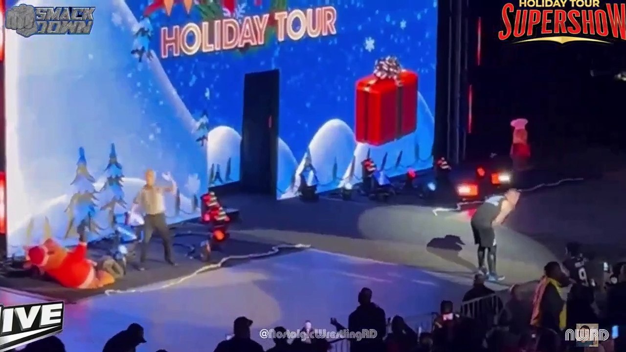 Kevin Owens vs Solo Sikoa (Last Man Standing Match) WWE Holiday Tour