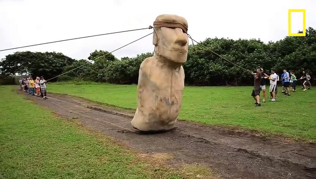 Scientists Make Easter Island Statue Walk Vídeo Dailymotion