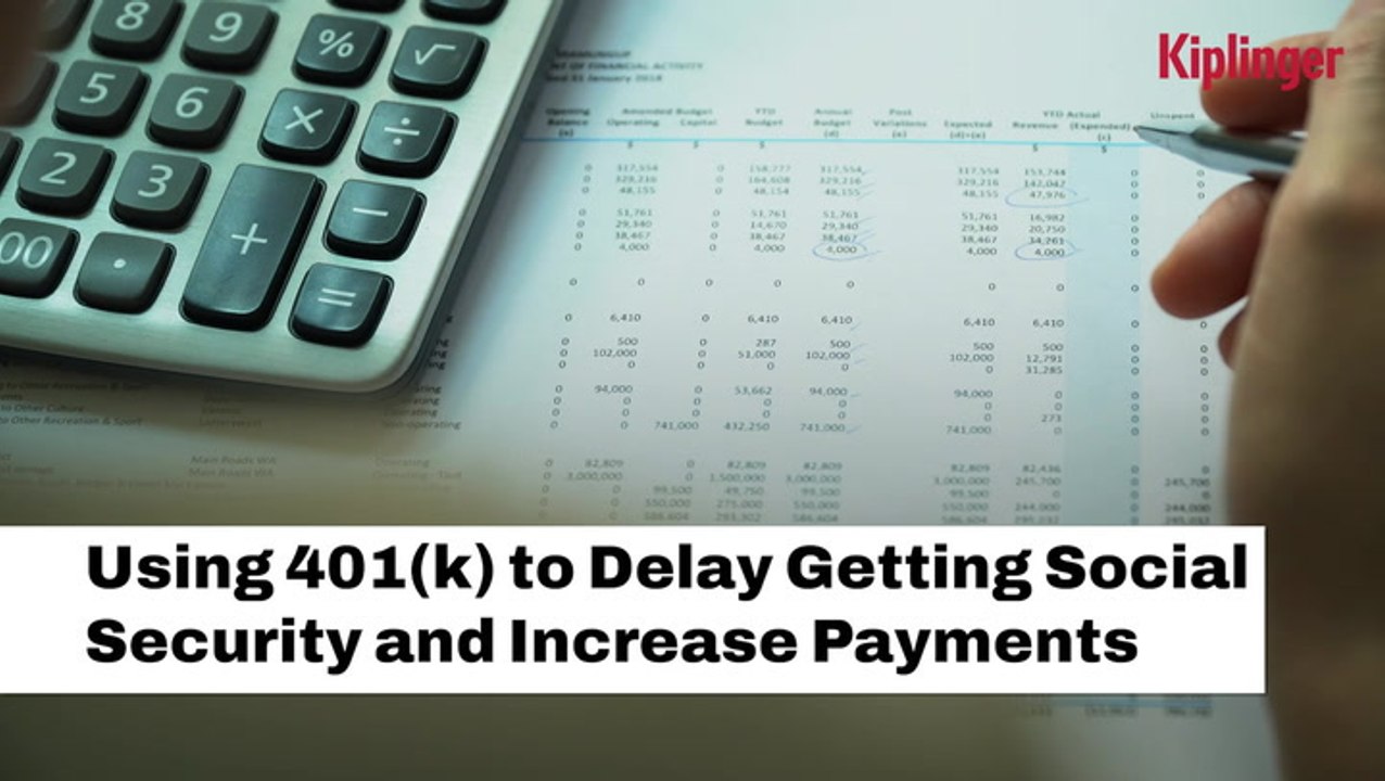 Should You Delay Your Social Security And Use Your 401K? video