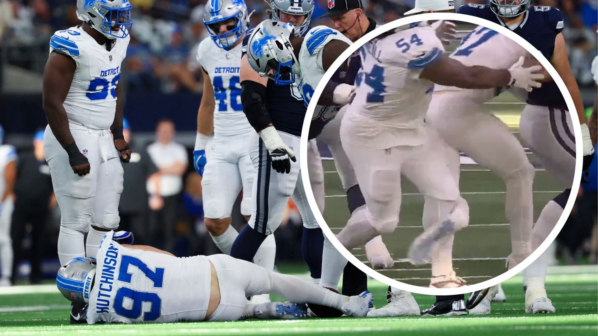 (VIDEO) The Terrible Injury Suffered by Aidan Hutchinson beIN SPORTS