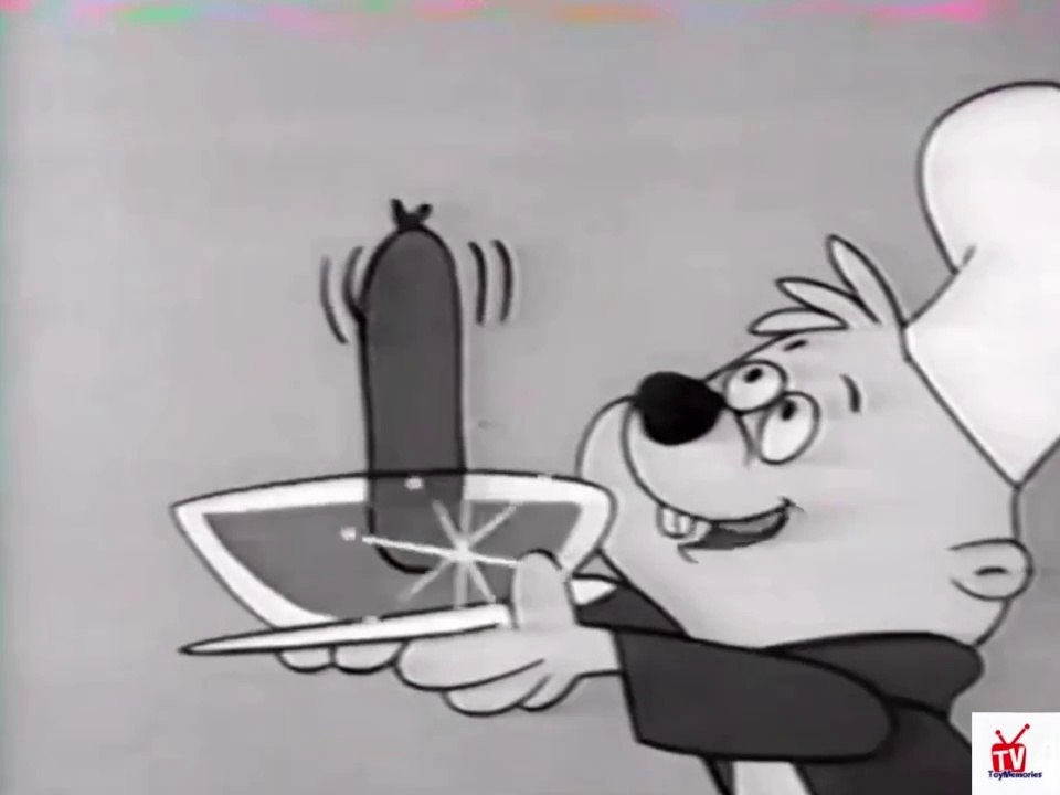 1960s Alvin Chipmunk JELLO TV commercial hot dog inside the Jello