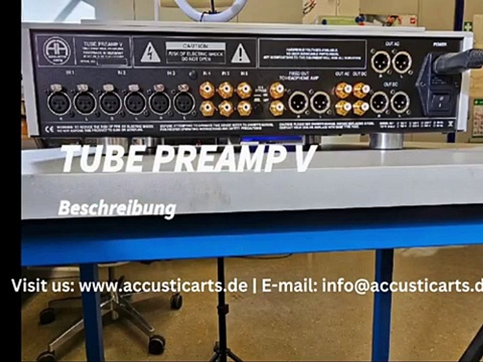 ACCUSTIC ARTS® TUBE PREAMP V Audiophile Excellence in a Fully