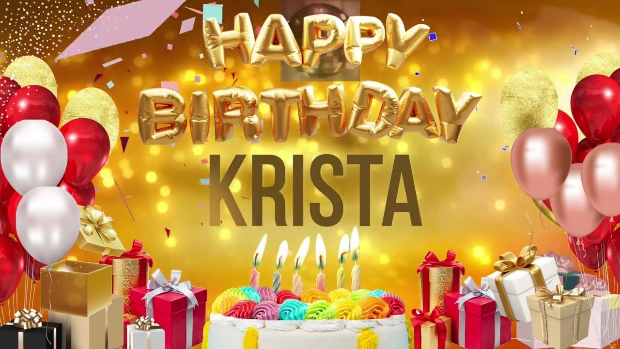 Krista Happy Birthday Krista video Dailymotion