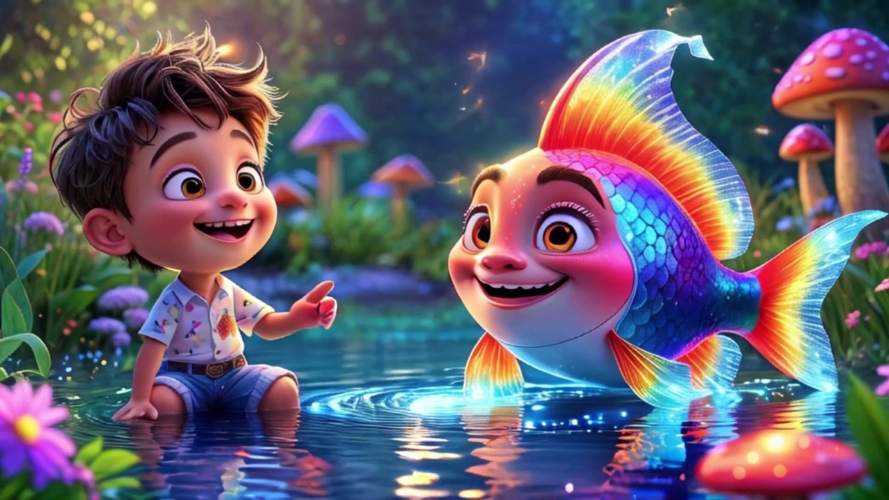 O FELLOW FISH kids song Moral Story Life Lessons Toddler