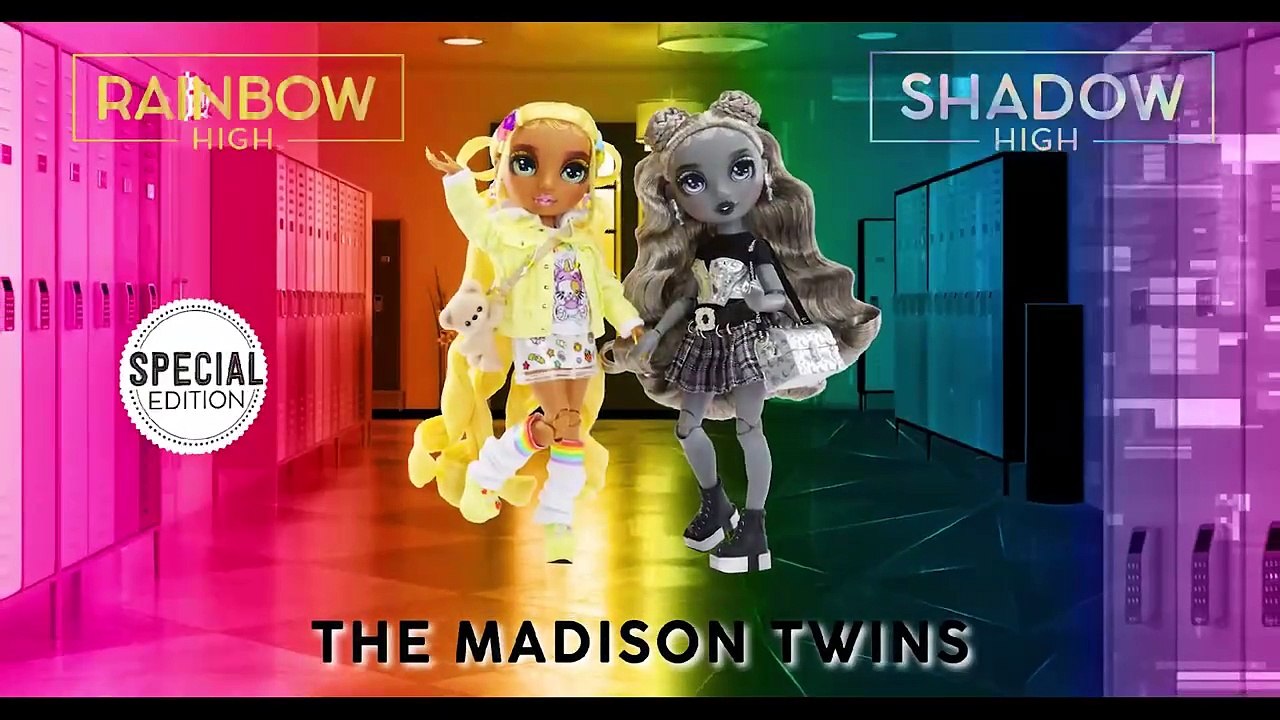 Rainbow High & Shadow High Special Edition The Madison Twins Dolls