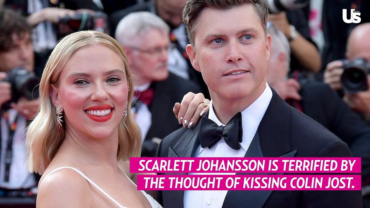 Scarlett Johansson Dodges Colin Jost's Kiss in 'SNL' Finale Promo