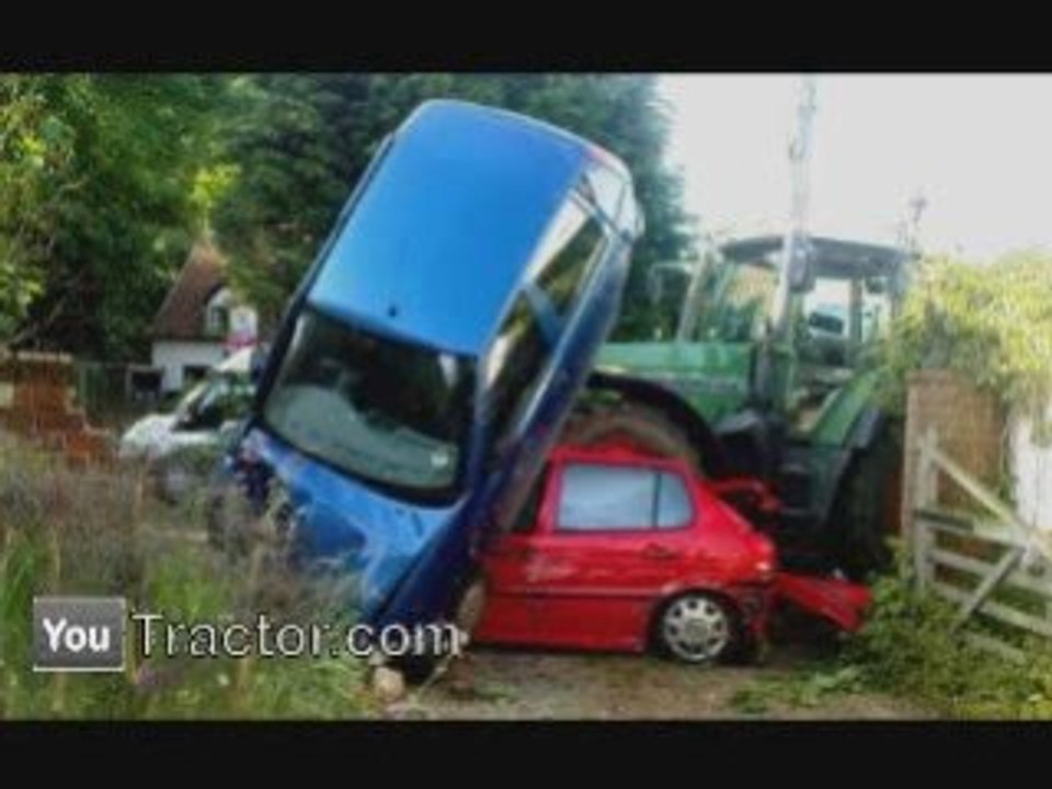 Worst tractor crashes accidents video Dailymotion