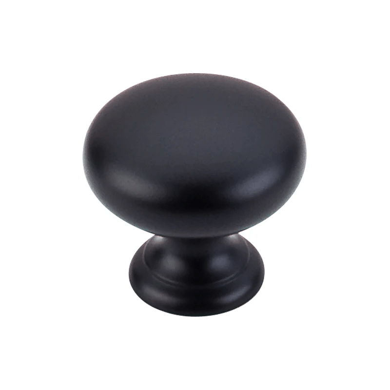 Top Knobs M285 Flat Black Somerset II 11/4 Inch Diameter Mushroom Knob