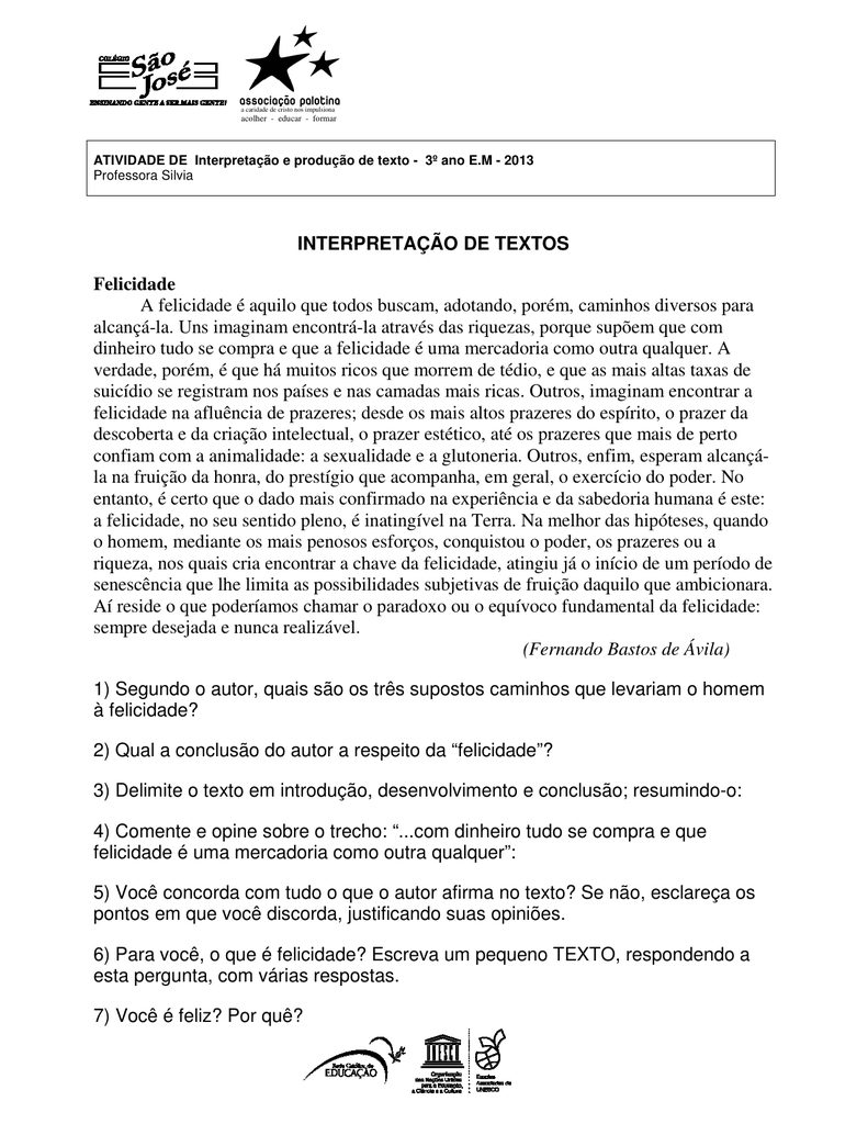 Texto De Felicidade Poema De Amor