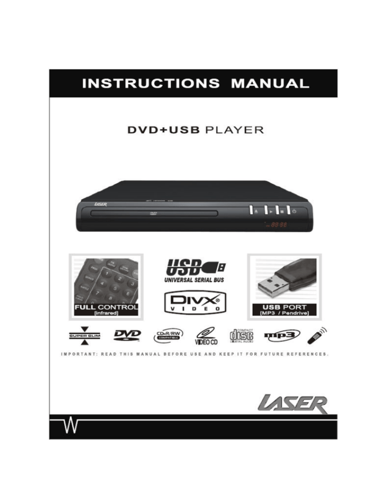 Laser DVDHD007 User's Manual Manualzz