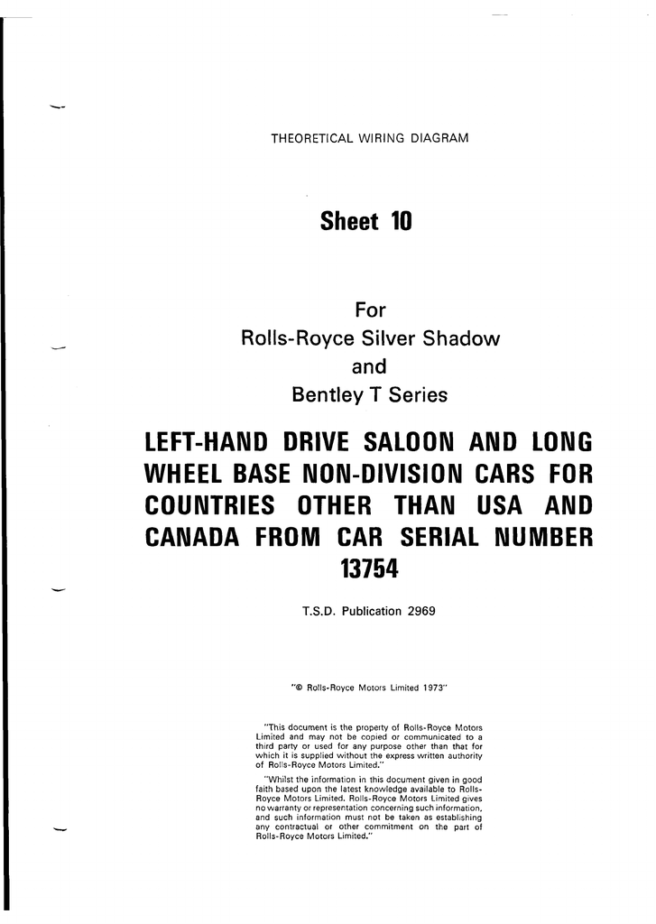 [DIAGRAM] Rolls Royce Corniche Wiring Diagram - MYDIAGRAM.ONLINE