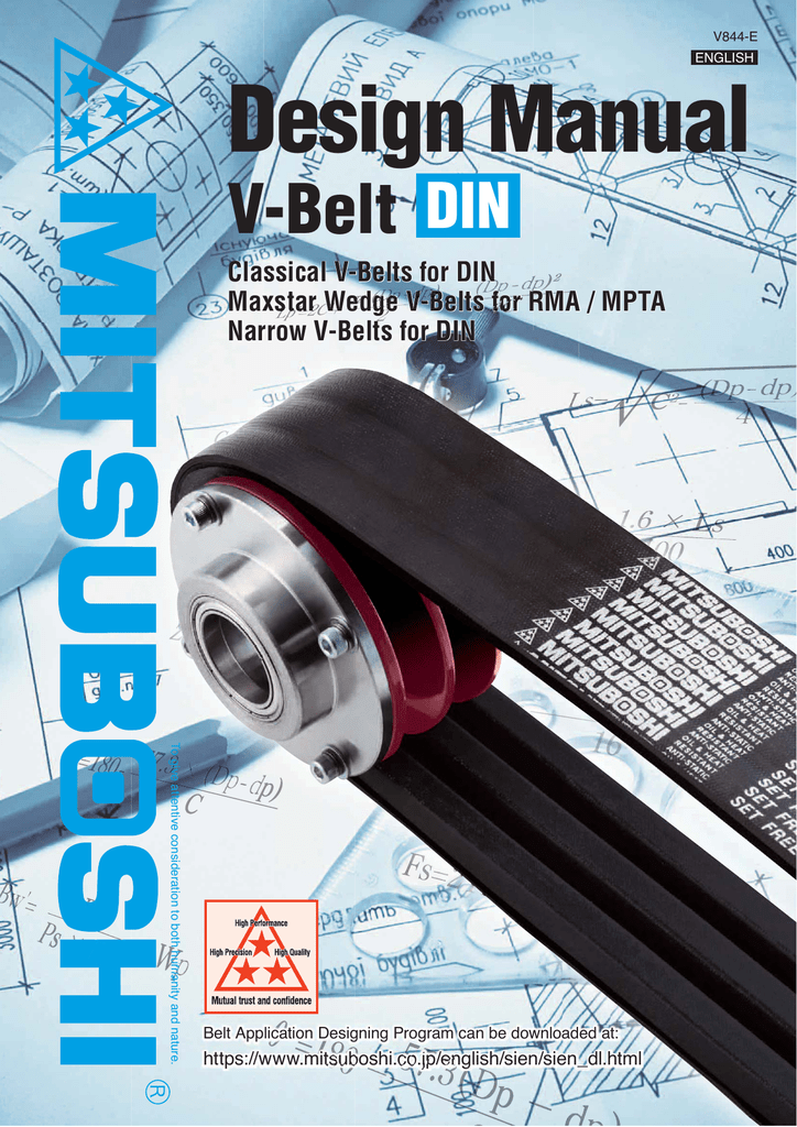 Mitsuboshi DIN Timing Belt Design Manual Manualzz