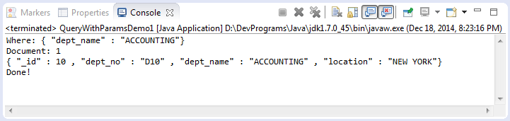 Java and MongoDB
