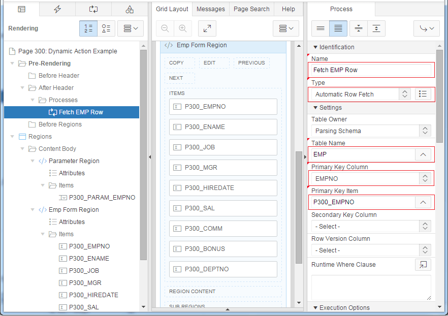 Oracle APEX Dynamic Action