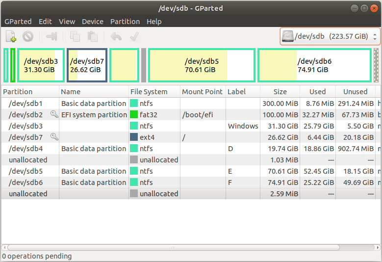 Install GParted hard drive partition software on Ubuntu