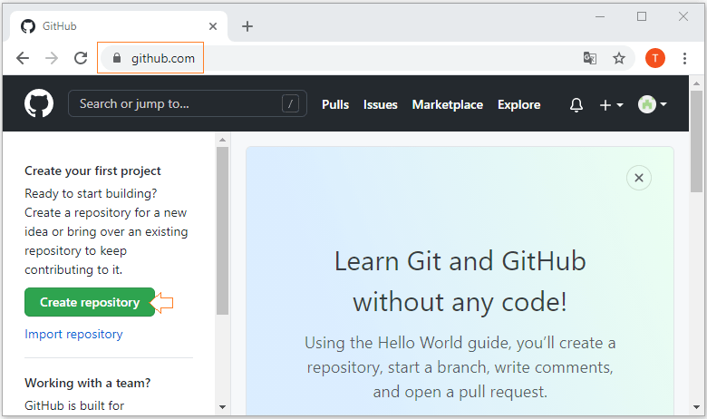 How to create and delete a Repository on GitHub?