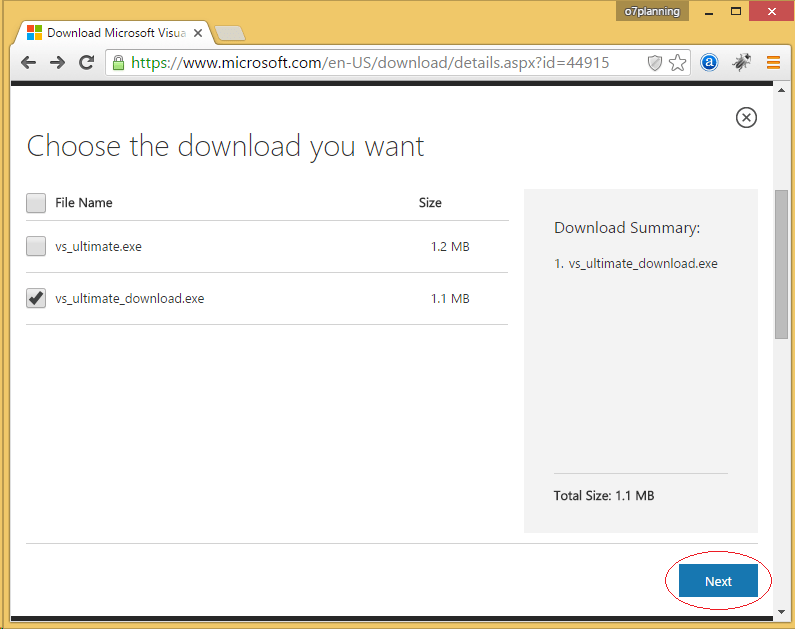 Cài đặt Visual Studio 2013 trên Windows
