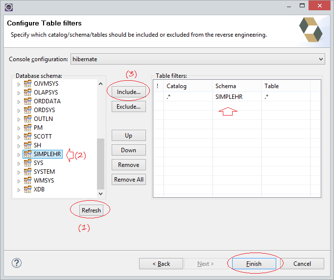 Use Hibernate Tools to generate Entity classes from Tables