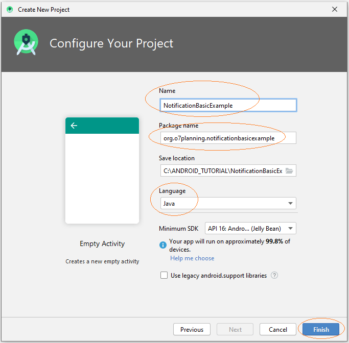Android Notifications Tutorial with Examples