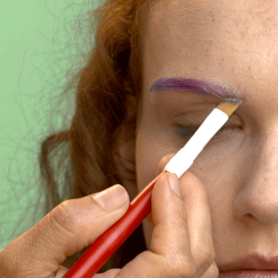 Colored Eyebrows How To Apply Ombre Brows Tutorial