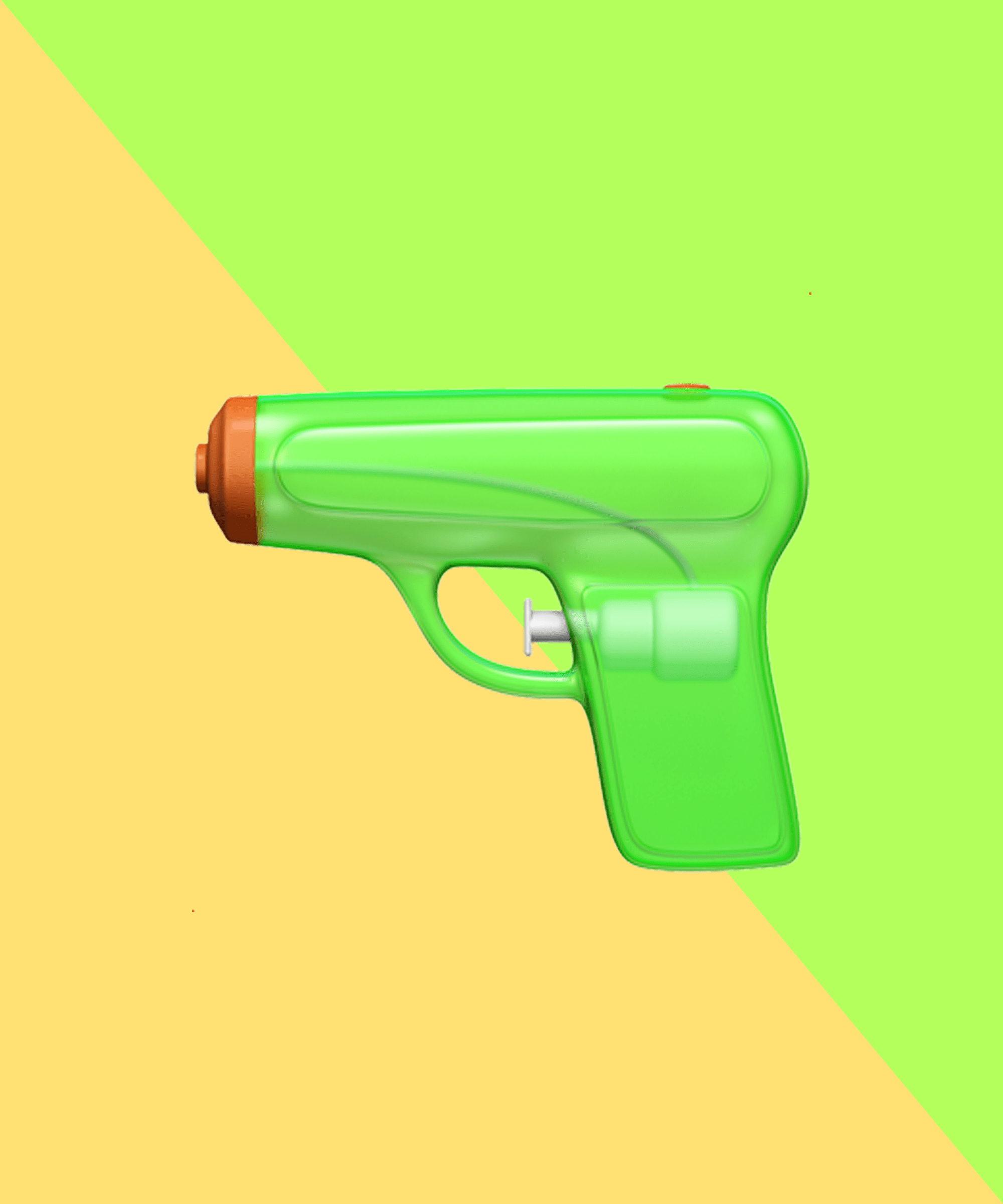Apple Pistol Emoji, Water Gun Emoji