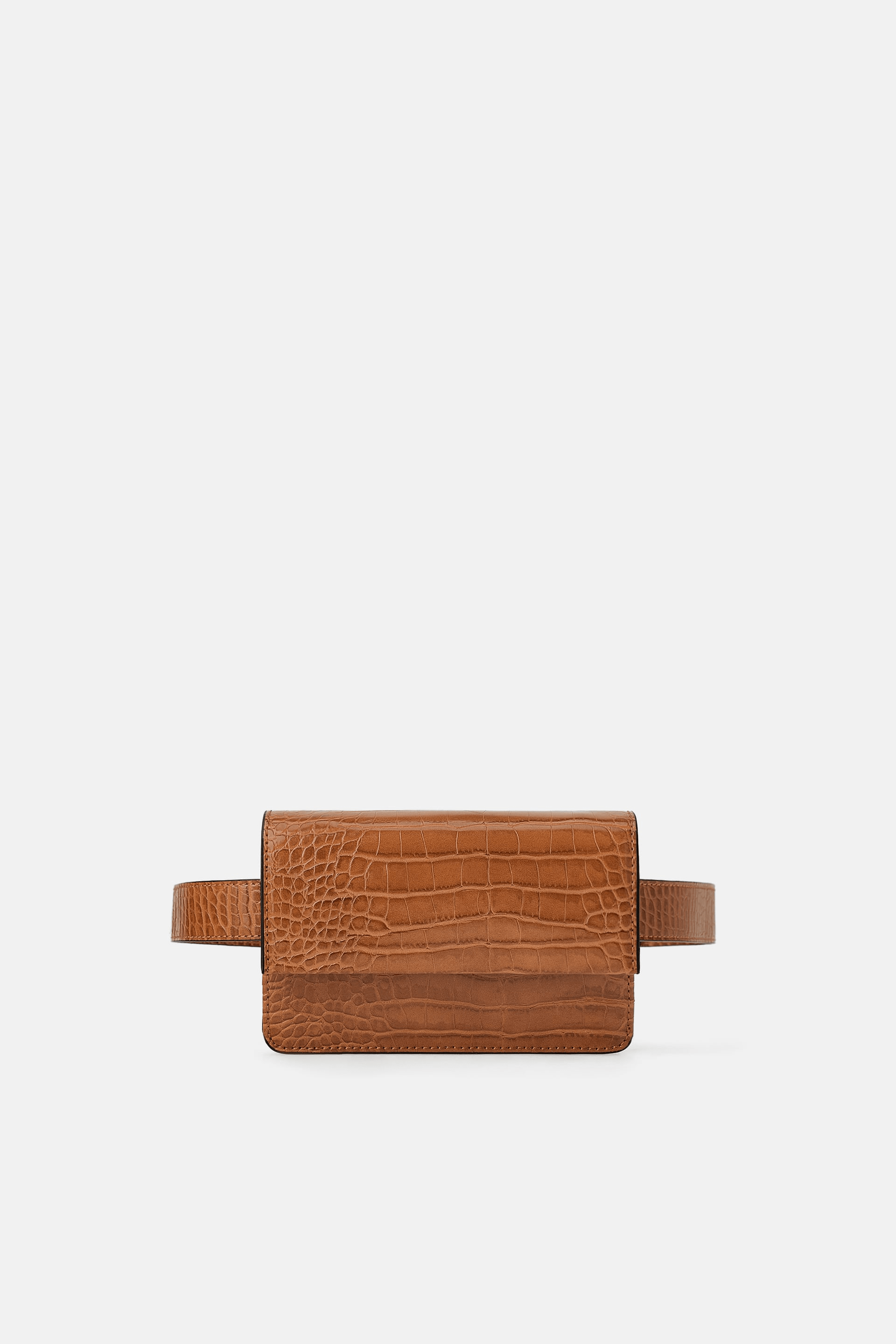 Zara + Animal Print Crossbody Belt Bag