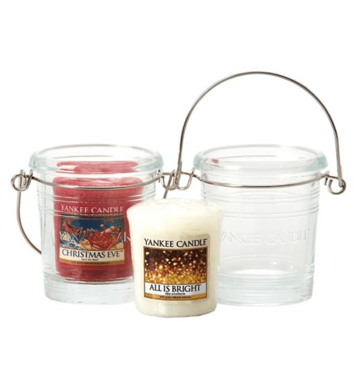 Yankee Candle + Classic 2 Votive and 2 Votive Holder Gift Set