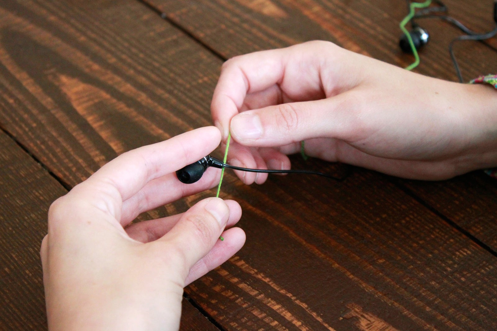 Diy Headphones How To Wrap Earbud Cord