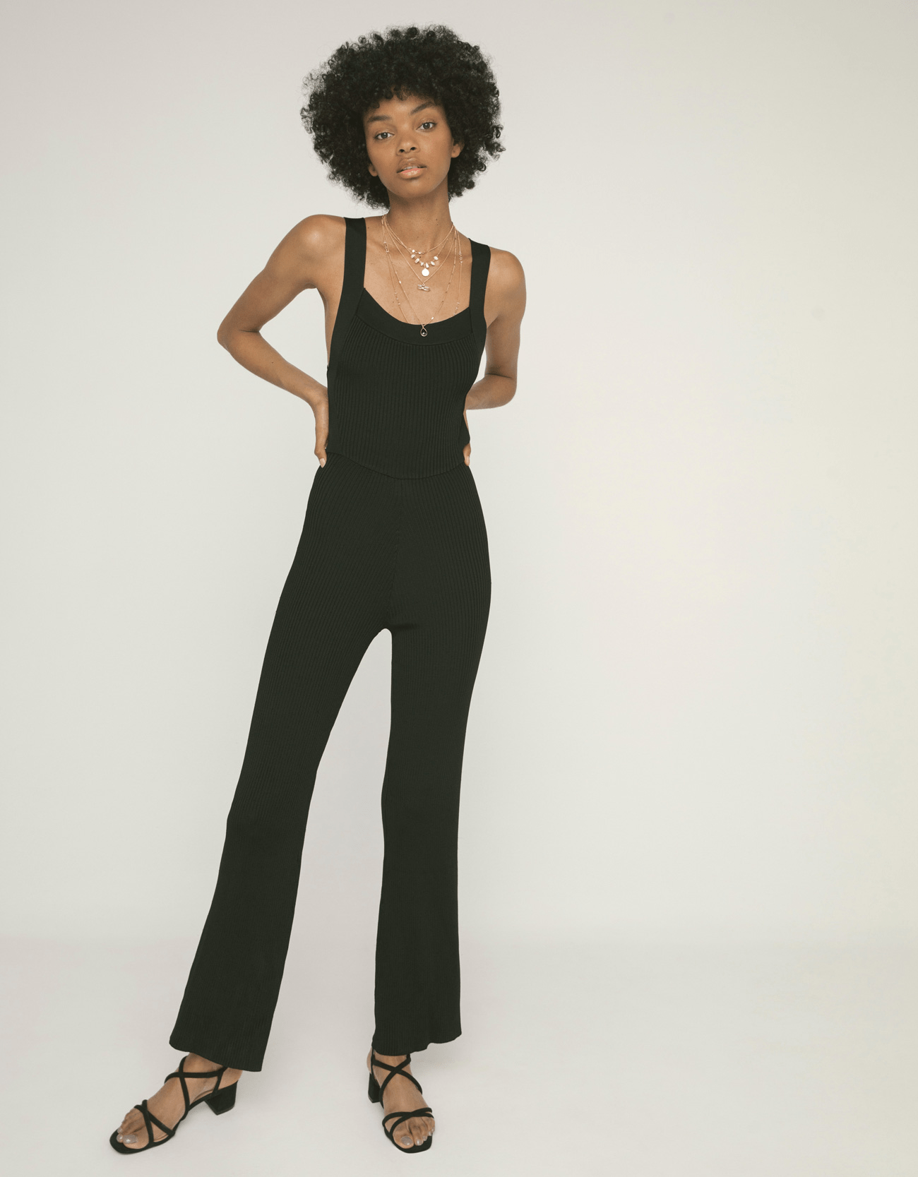 Bershka + Jumpsuit With Tie Detail