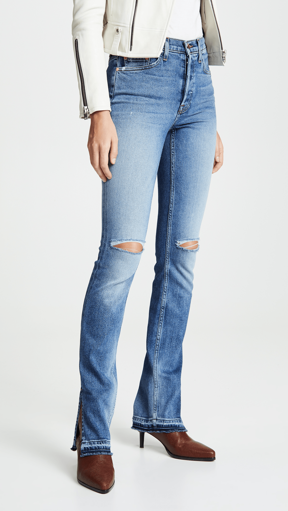 Cotton Citizen + High Split Jeans