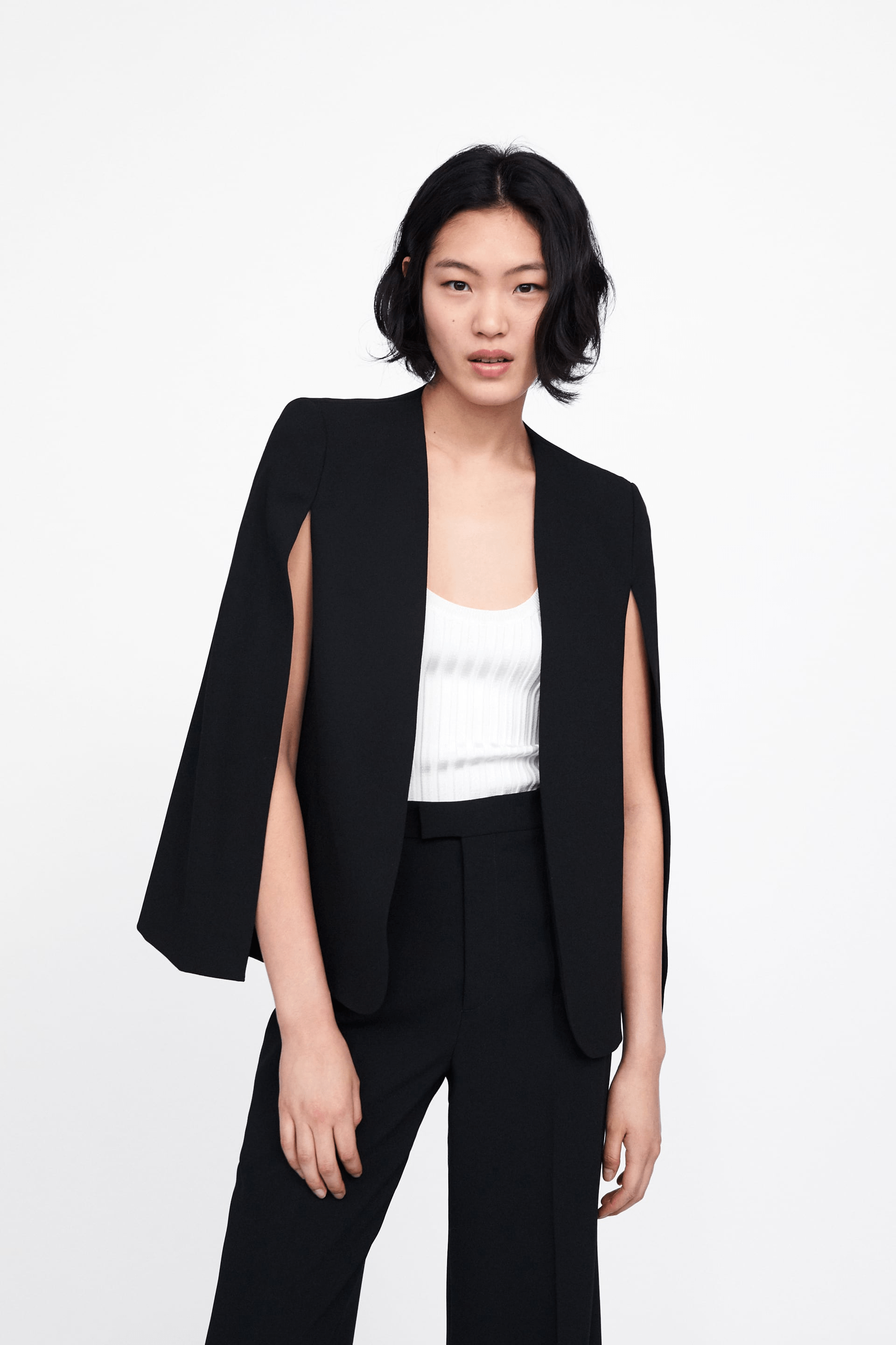 Zara + Cape With Slits