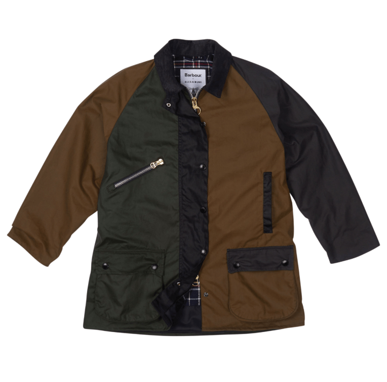 BARBOUR BY ALEXACHUNG + Barbour Patch Wax Cotton Jacket