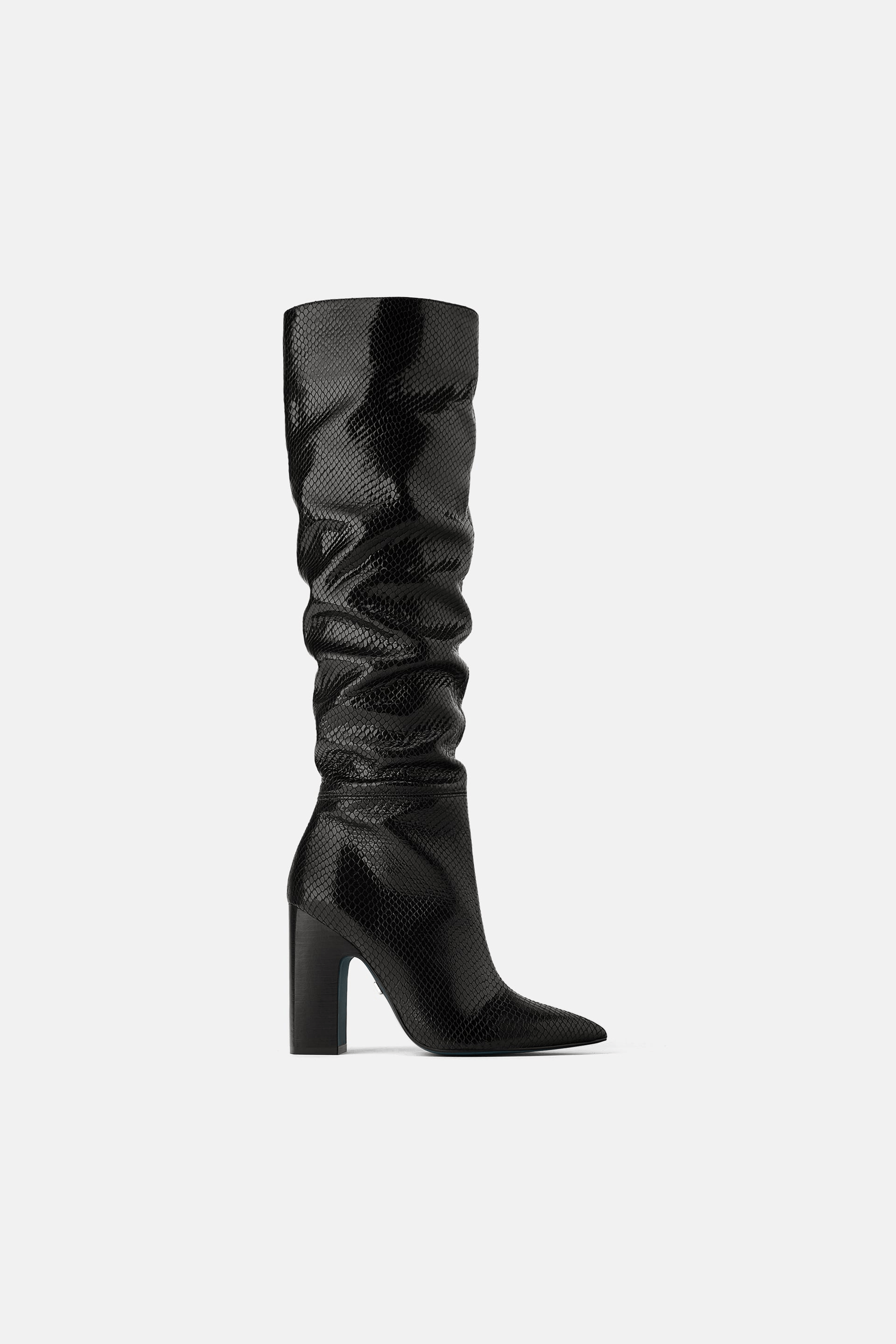 Zara + Blue Collection Leather Boots