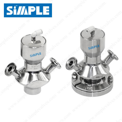 Brewery Sample Valves, Pneumatic Type, Air Actuated SIMPLE VALVES
