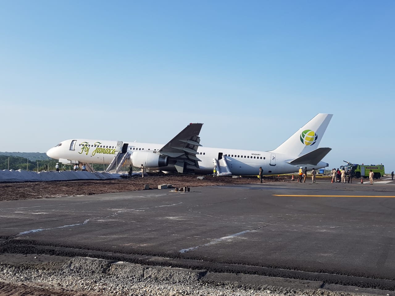 Fly Jamaica in crash landing at Timehri, all passengers safe Stabroek