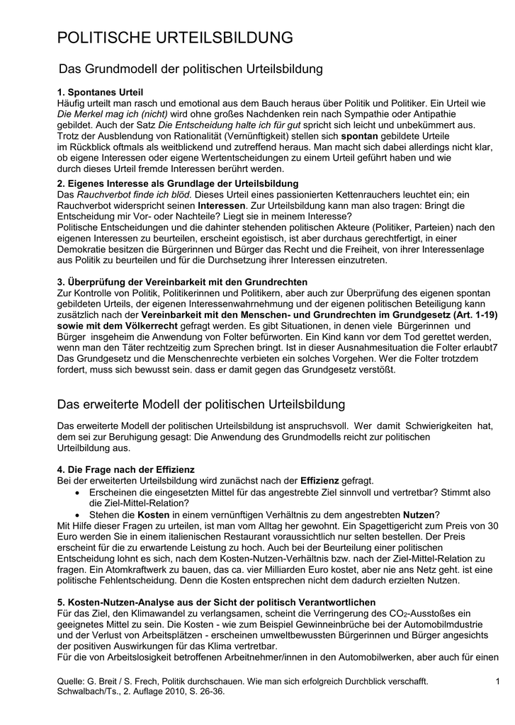 Kompetenzorientiertes historisches und politisches Lernen:.