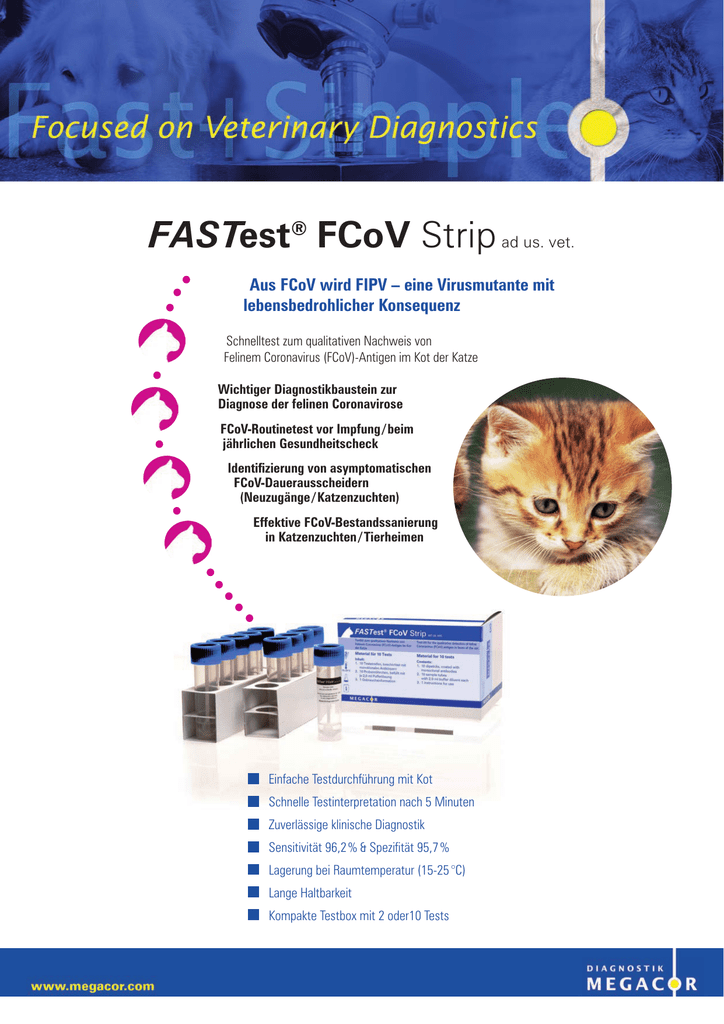 FASTest® FCoV Strip MEGACOR Diagnostik GmbH