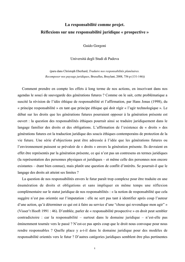 Explication De Texte Philo Hans Jonas
