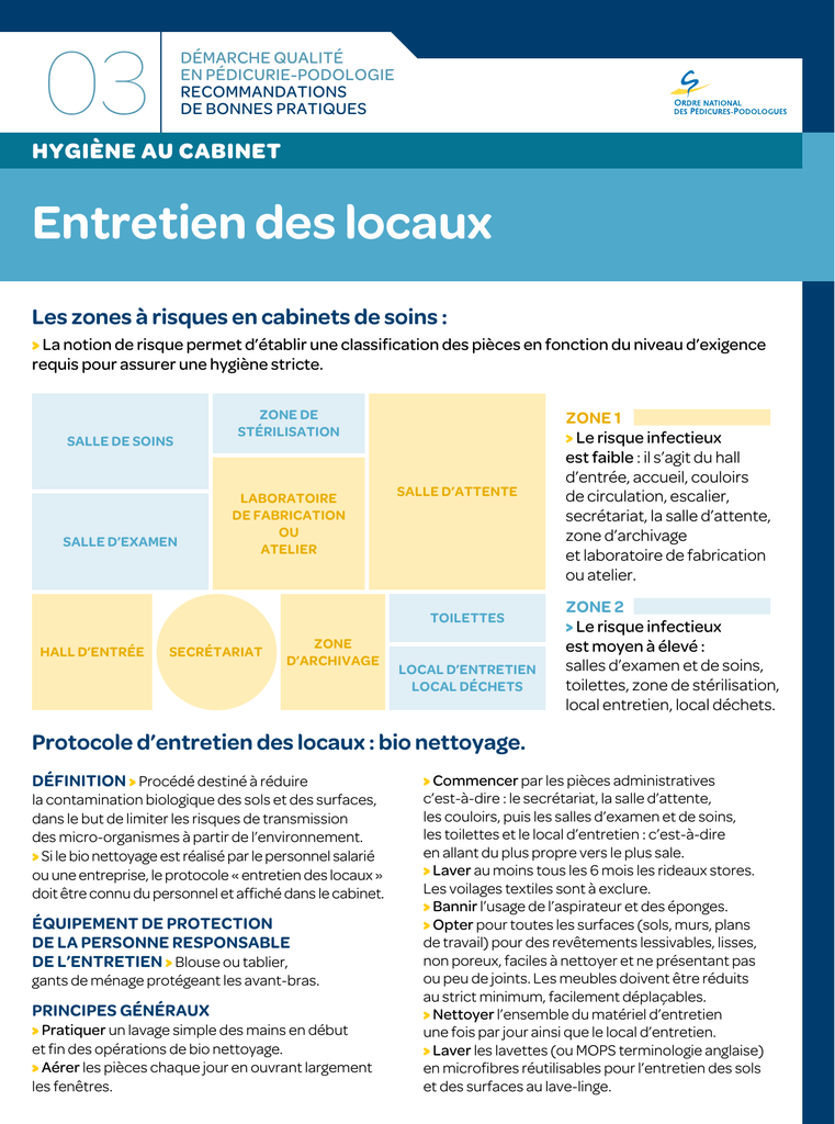 Protocole De Nettoyage Des Locaux