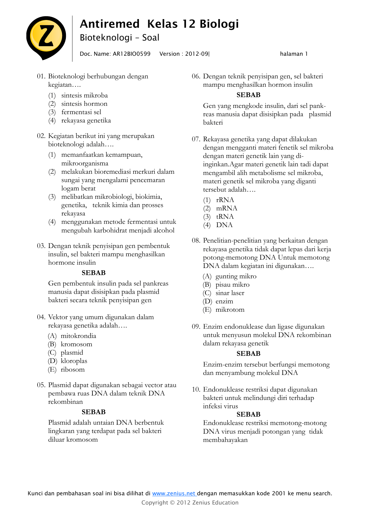 Soal Dan Pembahasan Materi Kelas 12 Kami