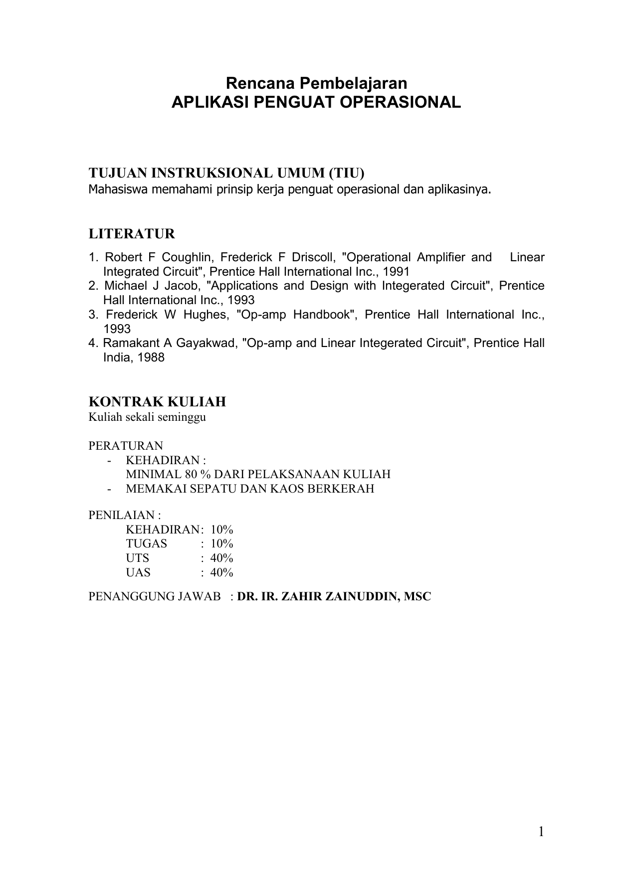 32. APLIKASI PENGUAT OPERASIONAL