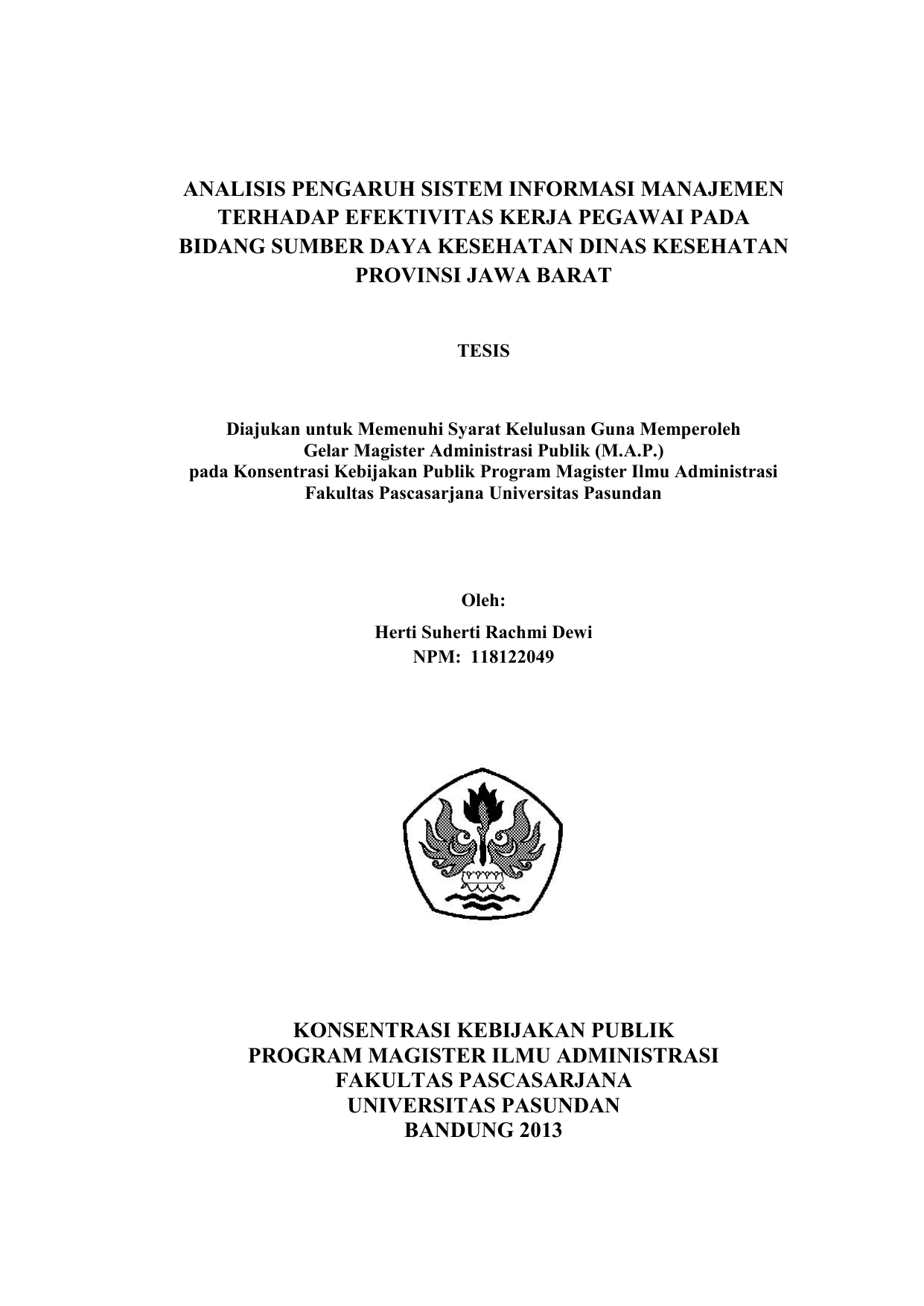 Analisis Pengaruh Sistem Informasi Manajemen