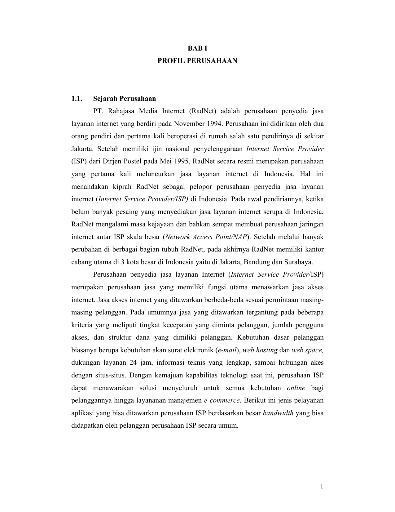 Yang Bukan Penyedia Jasa Layanan Adalah
