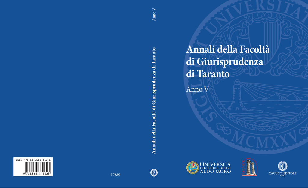Annali Della Facoltà Di Giurisprudenza Di Taranto 627_x_1024_png