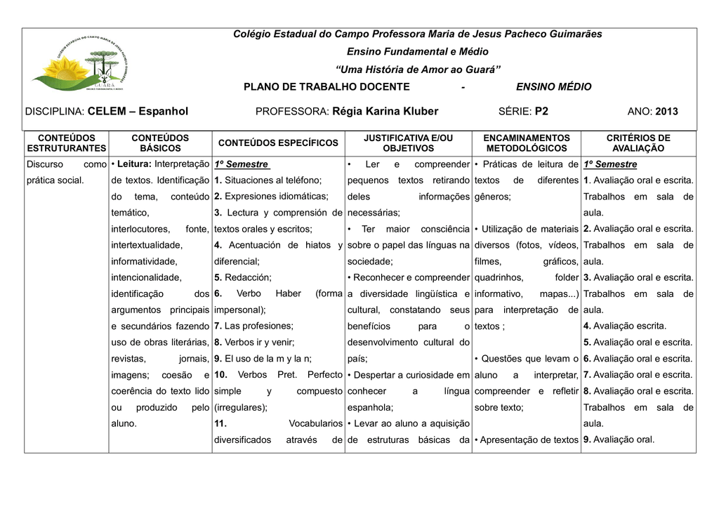 Plano De Aula De História Para O Ensino Médio Compartilhar Ensino