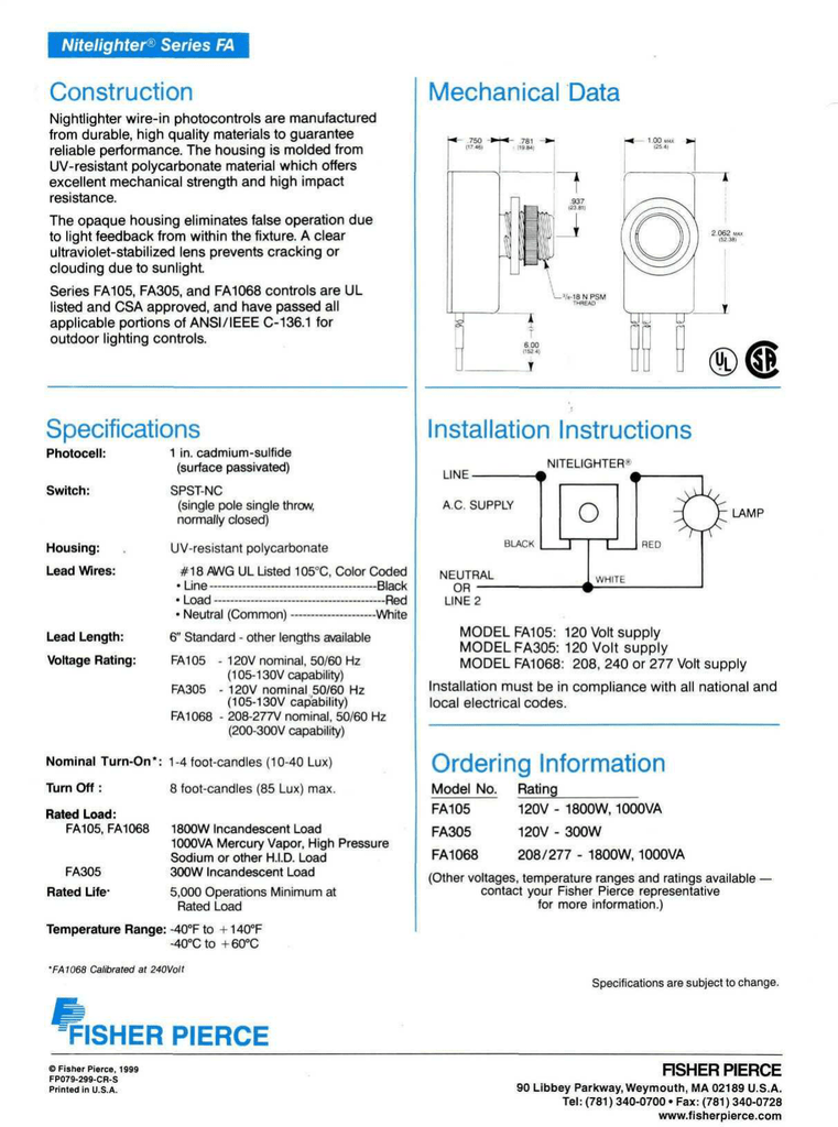 Fp Outdoor Lighting Controls Fa 105 Outdoor Lighting Ideas