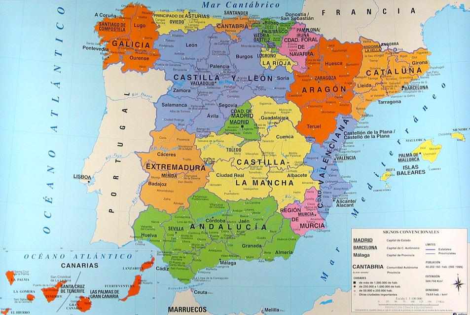El Mapa De Espana Lola Sánchez. Mapa De España.