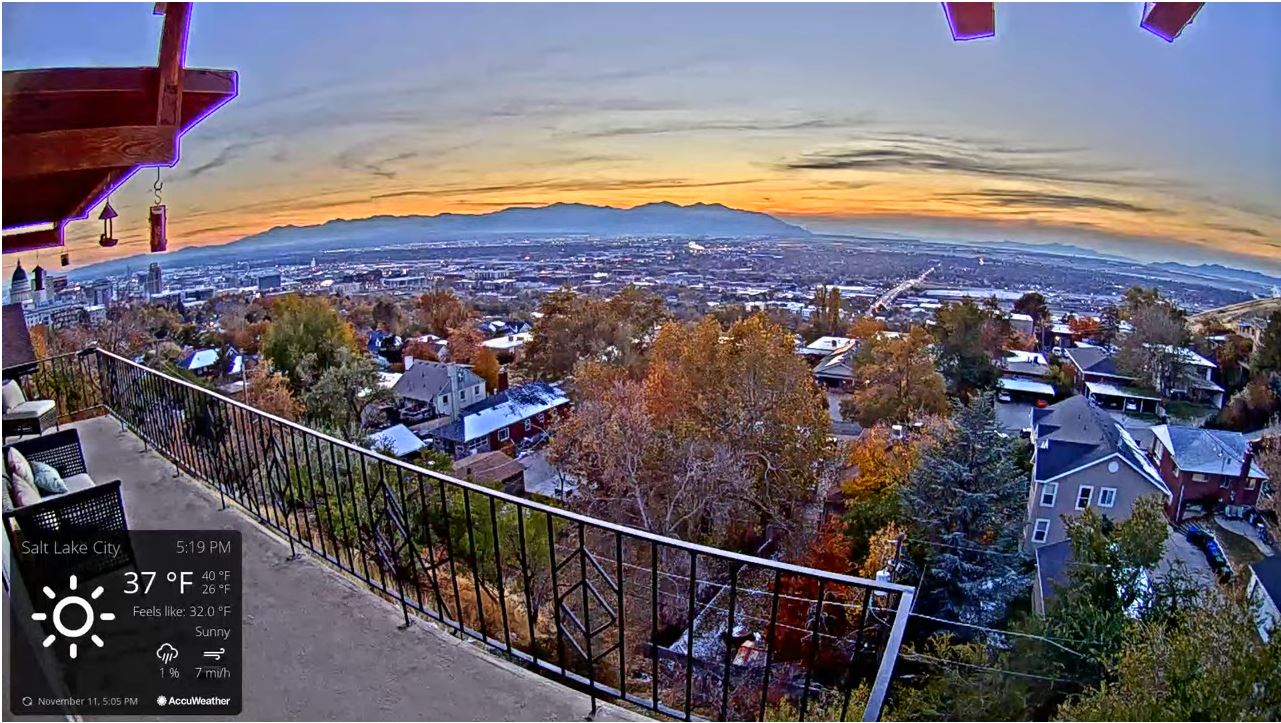 Visit webcam Salt Lake City Utah USA