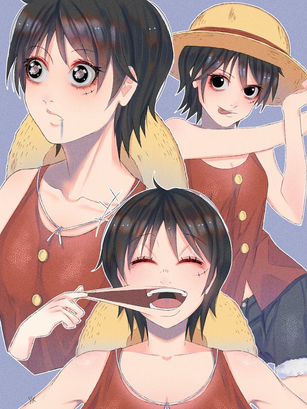 Luffy (Female) Monkey D. Luffy Image by Pixiv Id 66734579 3454643